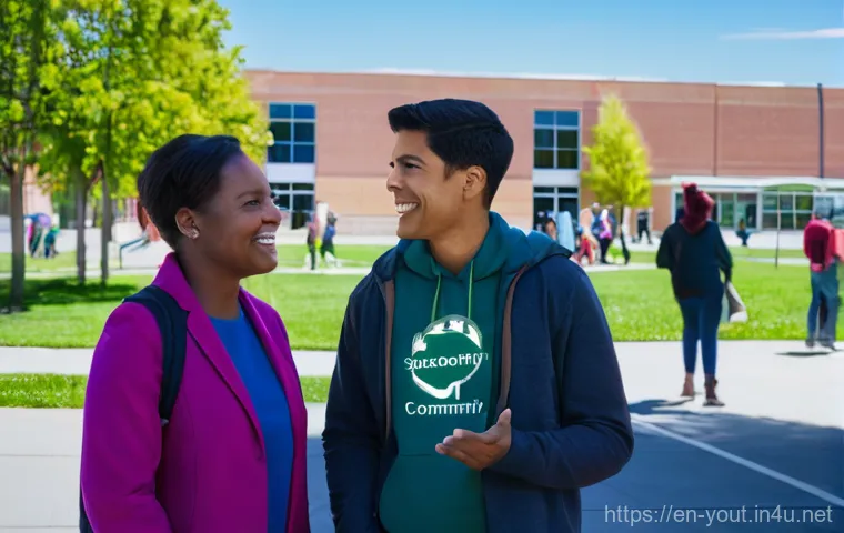 청소년지도사로서의 업무 개선 아이디어 - **Prompt:** A diverse group of four youth guidance counselors (adults, mixed genders and ethnicities...