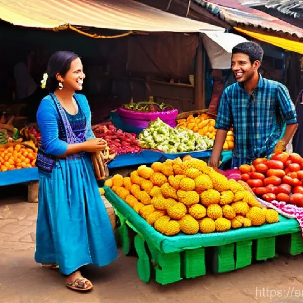 청소년지도사로서의 글로벌 프로그램 참여 - **Prompt 1: Embracing Cultural Nuances Through Direct Engagement**
    "A vibrant, bustling marketpl...